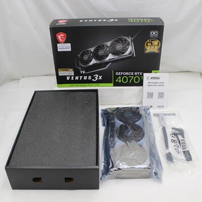 【通販センター】中古  MSI GeForce RTX 4070 Ti VENTUS 3X 12G OC (RTX4070Ti 12GB) 154205 