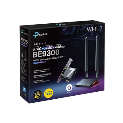 TP-Link  Archer TBE550E (BE9300 Wi-Fi 7 Bluetooth 5.4 PCIeアダプター) 