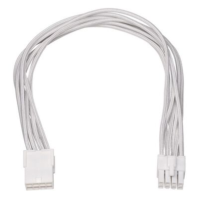 AINEX  PX-004V-WH (EPS12V用電源延長スリーブケーブル 30cm ホワイト) 