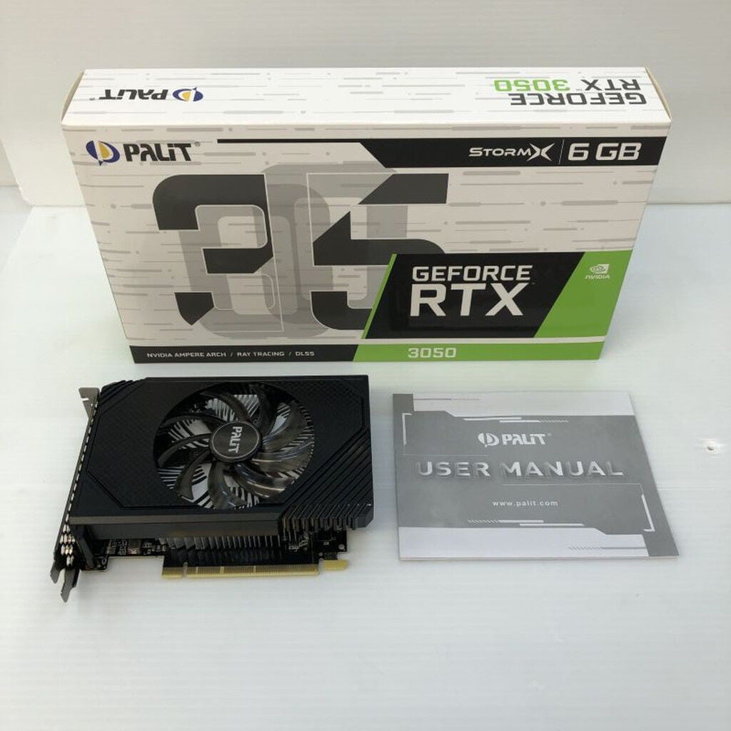 中古 Palit NE63050018JE-1072F(RTX3050 StormX 6GB) 192380 （376570