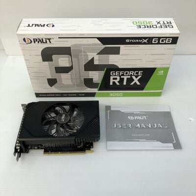 【徳島住吉店】中古  Palit NE63050018JE-1072F(RTX3050 StormX 6GB) 192380 