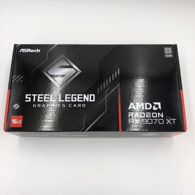 【福井日之出店】中古  ASRock RX9070XT SLD 16G Steel Legend Dark 16GB (RX9070XT 16G) 176936 