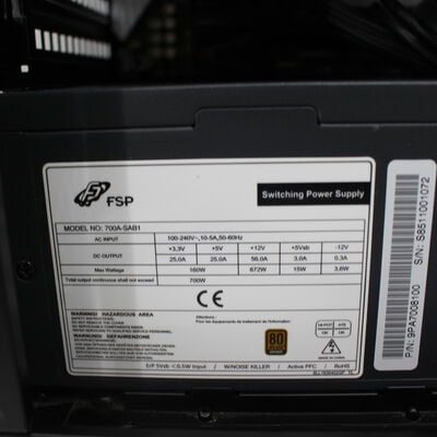 【通販センター】中古  iiyama LEVEL &infin;(Intel Core i7 8700/16GB DDR4 (PC4)/SSD2TB/DVDマルチ/NVIDIA GeForce RTX 2060 6GB/W11H64 MAR) 196928 