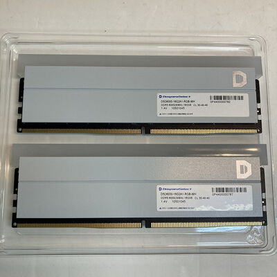 【京都店】中古  ﾄﾞｽﾊﾟﾗｾﾚｸﾄ D5D6000-16G2A1-RGB-WH(DDR5-6000 16GBx2) 3180006413 