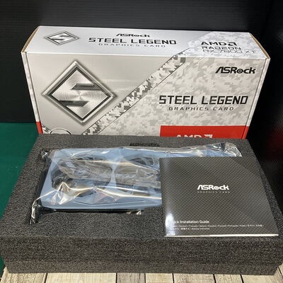 【広島店】中古  ASRock RX7800XT SL 16GO RX7800XT Steel Legend OC (RX7800XT 16GB) 162734 