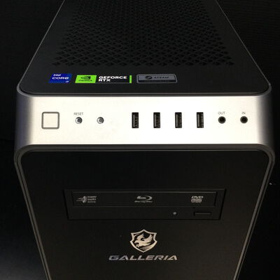 【座間相武台】中古  THIRDWAVE GALLERIA SK Ver.2(Intel Core i7 14700F/64GB/SSD1TB/BD-RE/NVIDIA GeForce RTX 4070 Ti 12GB/W11H64 MAR) 179615 