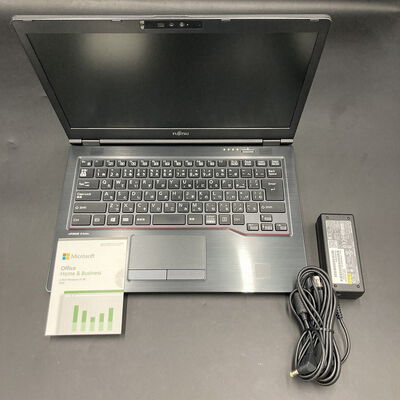 【熊本浜線店】中古  FUJITSU LIFEBOOK U7410 (INTEL Core i5 10310U 1.7GHz/16GB/SSD256GB/-/オンボード/14/1366x768/Wi-Fi/WEBCAM/W11H64/Microsoft Office Home and Business 2024付) 180536 