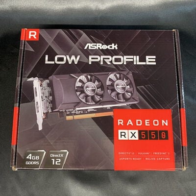 【横浜駅前店】中古  ASRock RX550 LP 4G (Radeon RX550 4GB GDDR5 1H1P) 199771 