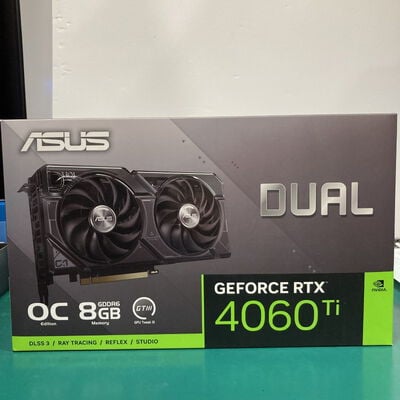 【富山本郷店】中古  ASUS DUAL-RTX4060TI-O8G（RTX4060Ti 8GB） 3480039435 