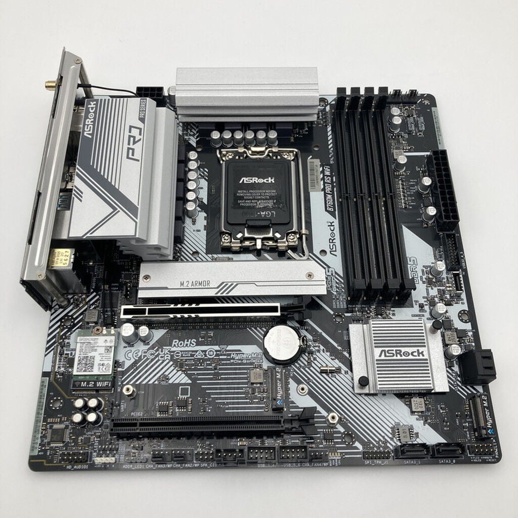 中古 ASRock B760M Pro RS WiFi (B760 1700 mATX DDR5) 3430006346