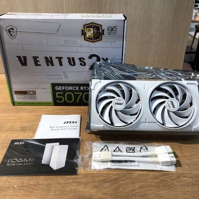 【姫路店】中古  MSI GeForce RTX 5070 12G VENTUS 2X OC WHITE 4740001165 