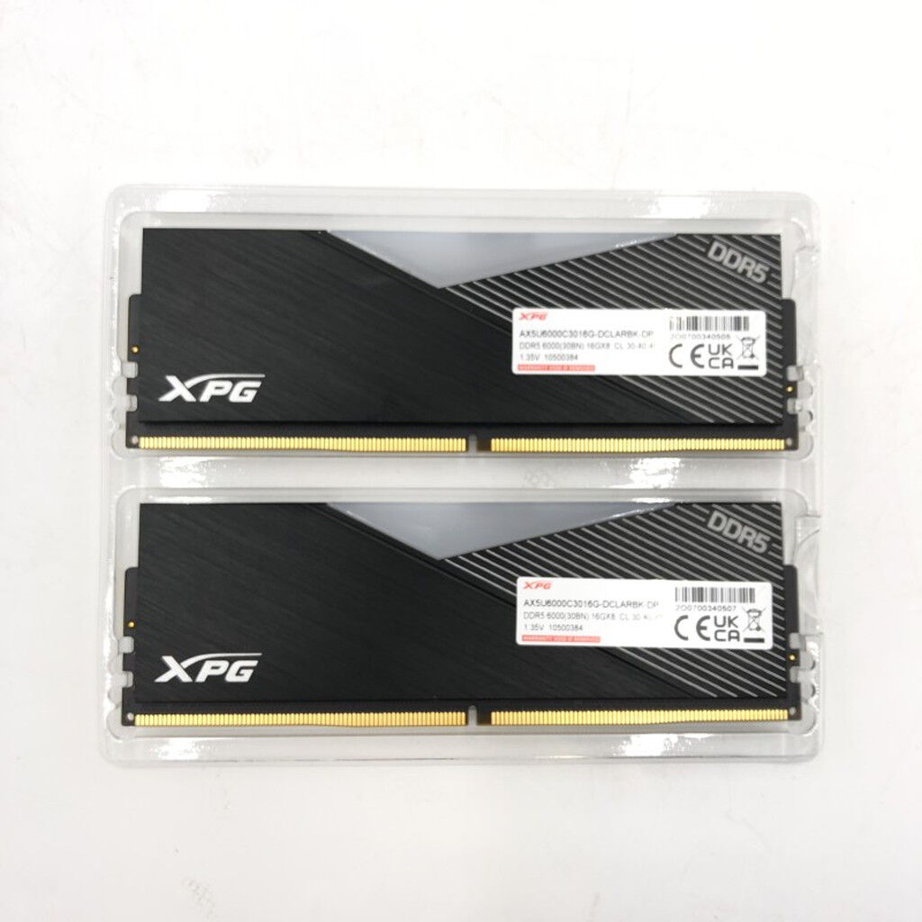 中古 16GB 2枚組(合計32GB) PC5-48000/DDR5-6000 デスクトップ用