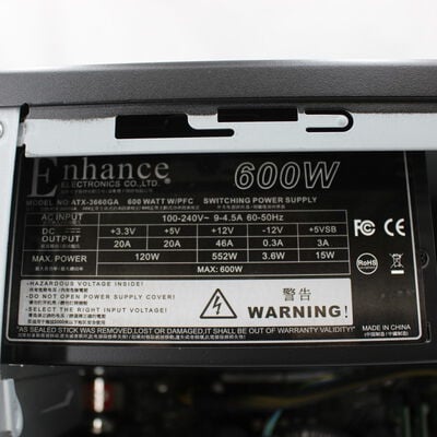 【通販センター】中古  インバースネット FRONTIER(Intel Core i5 10400F/16GB DDR4 (PC4)/SSD1TB/なし/NVIDIA GeForce RTX 3060 12GB/W11H64 MAR) 192022 