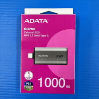 中古  ADT SC750-1000G-CCBK-DP (USB3.2・Gen2 外付1TB) 3120024202 