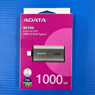 【大須店】中古  ADT SC750-1000G-CCBK-DP (USB3.2・Gen2 外付1TB) 3120024202 