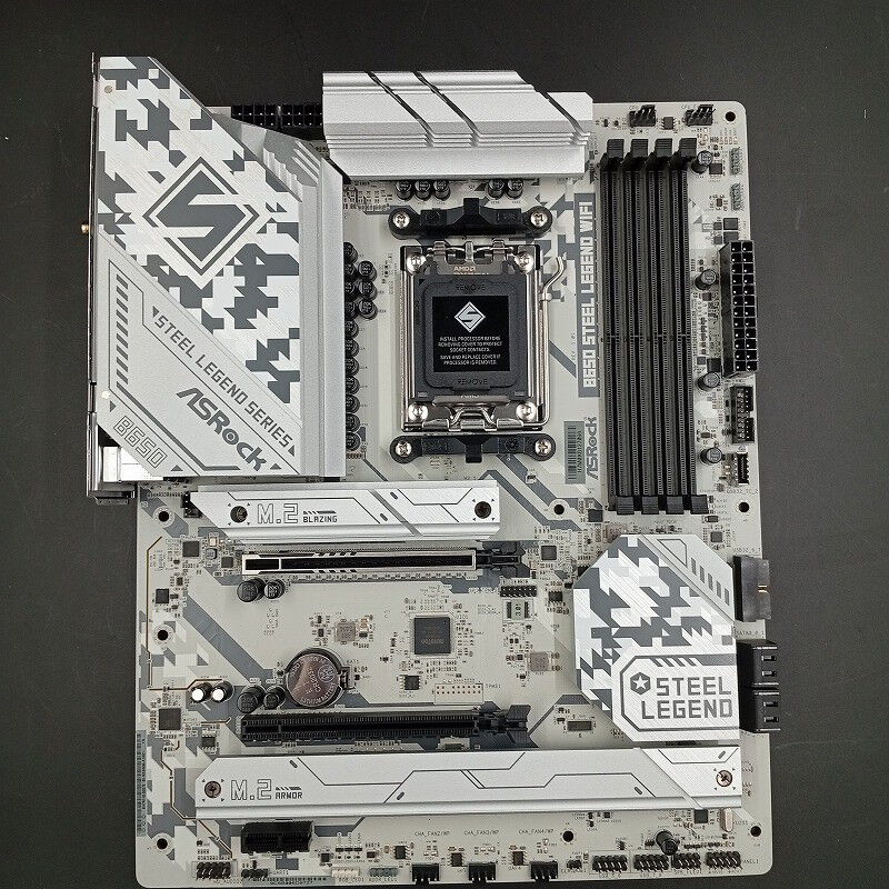 中古 ASRock B650 Steel Legend WiFi (B650 AM5 ATX) 3120022457