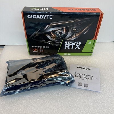 【京都店】中古  GIGABYTE GV-N3060WF2OC-12GD rev.2.0(RTX3060 12G) 175509 