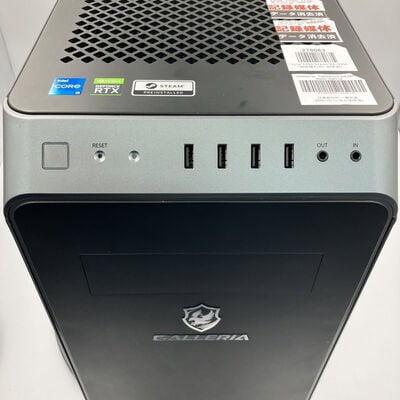 【なんば店】中古  THIRDWAVE GALLERIA RM5C-R36T (i5 12400/16GB/SSD1TB+SSD2TB+HDD1TB/RTX3060Ti) 3280024154 