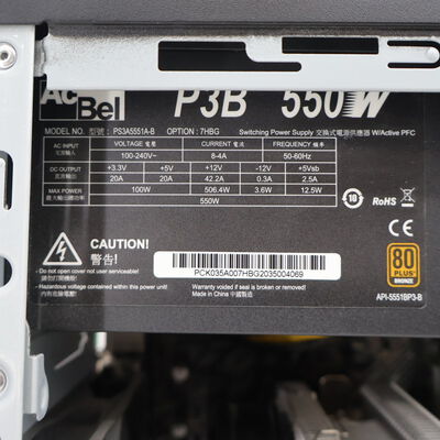 【通販センター】中古  THIRDWAVE Magnate EM041(Intel Core i5 10400/16GB DDR4 (PC4)/SSD500GB/DVDマルチ/NVIDIA GeForce GTX 1660 SUPER 6GB/W11H64 MAR) 201453 