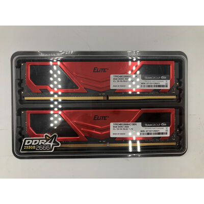 【水戸赤塚店】中古  TEAM　TPRD48G2666HC19BK(DDR4 PC4-21300 8GB 2枚組) 4680003902 