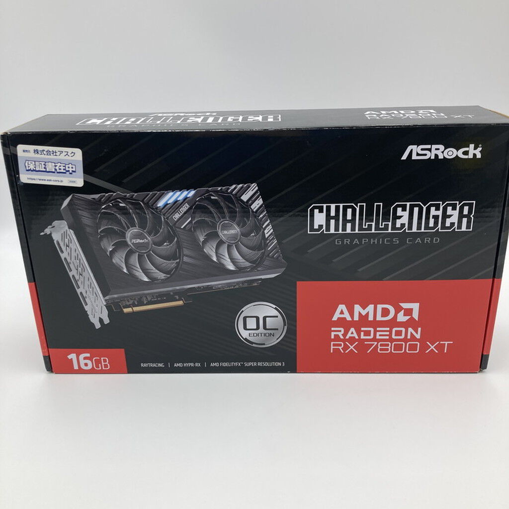 ASRock RX7800XT 16GB訳あり ASRock | AMD Radeon™ RX 7800 XT Phantom Gaming 16GB OC