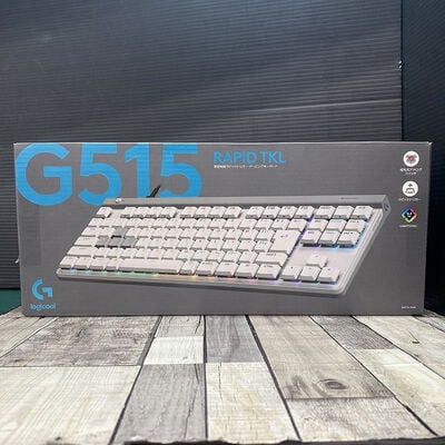 【広島店】中古  ﾛｼﾞｸｰﾙ G515-TKL-RTWH (有線 ｹﾞｰﾐﾝｸﾞｷｰﾎﾞｰﾄﾞ) 3320005384 