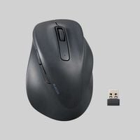 エレコム  M-XGXL30DBSKBK (静音 2.4GHz無線マウス "EX-G"5ボタン XLサイズ ブラック) 