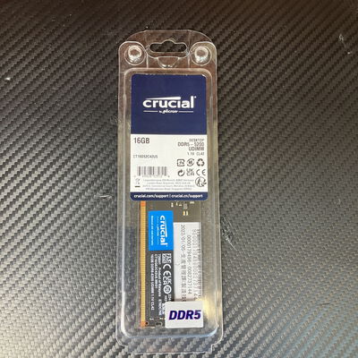 【富士青葉店】中古  Crucial CT16G52C42U5.M8G1(DDR5 PC5-41600 16GB) 183231 