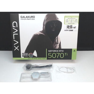 【前橋ｲﾝﾀｰｱｶﾏﾙ店】中古  玄人志向 GK-RTX5070Ti-E16GB/WHITE/TP2 (RTX5070Ti 16GB) 4540001601 