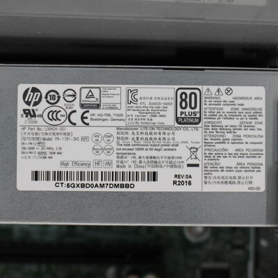 中古  HP ProDesk 600 G5 SFF(Intel Core i7 9700/16GB/SSD1TB/DVDマルチ/オンボード/W11H64 MAR) 175694 