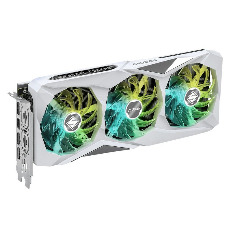 グラフィックボード・グラボ・ビデオカード Radeon RX 7600 XT STEEL LEGEND 16GB OC ASRock > AMD Radeon™ RX 7600 XT Steel Legend 16GB OC