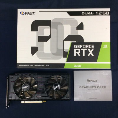【川崎店】中古  Palit NE63060019K9-190AD(RTX3060 Dual 12G) 175511 