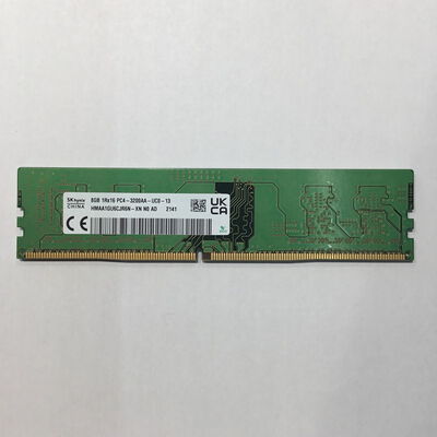 【松山環状枝松店】中古  SK Hynix HMAA1GU6CJR6N-XN DDR4-3200(PC4-25600 8GB デスクトップ用) 4560001386 