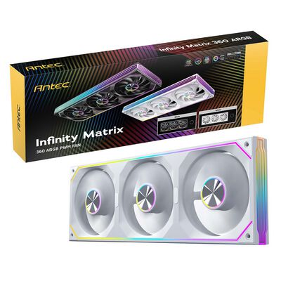 Antec  Infinity Matrix 360 ARGB White (360mm ARGB ホワイト) 