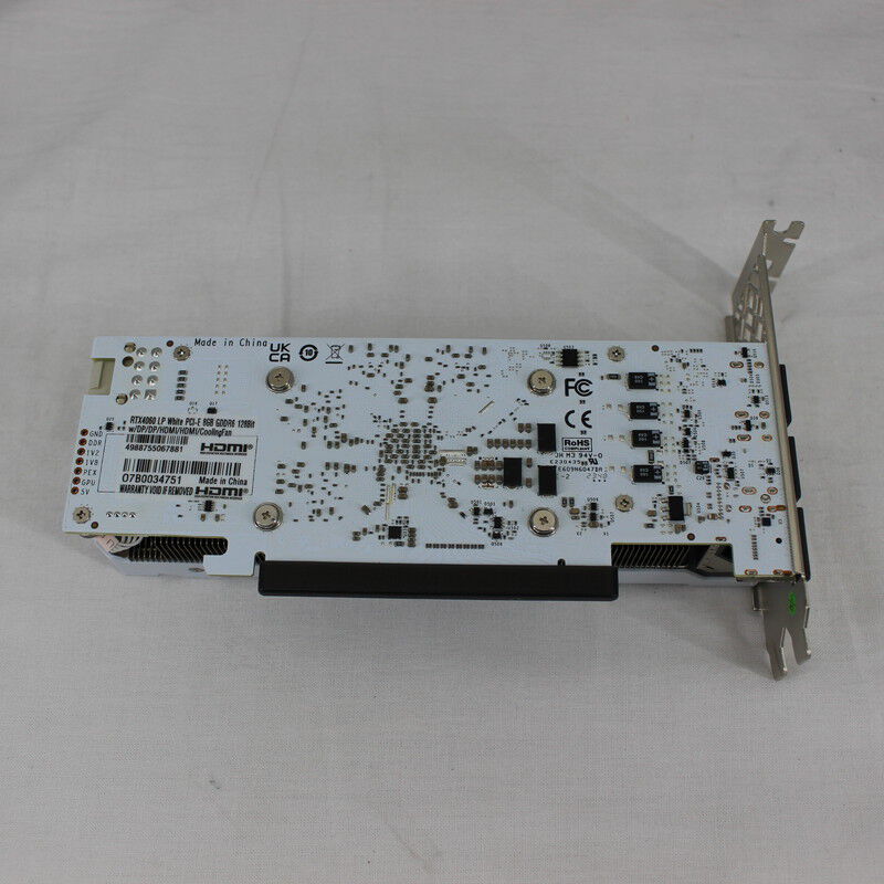 中古 玄人志向 GK-RTX4060-E8GB/WHITE/LP(RTX4060 8G) 175577