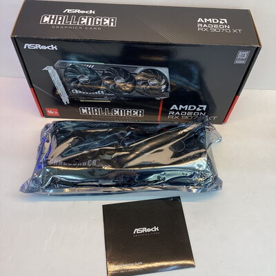 【京都店】中古  ASRock RX9070XT CL 16G (RX9070XT Challenger 16G) 3180006402 