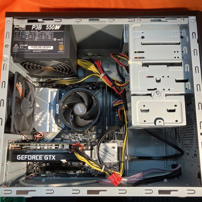 【なんば店】中古  THIRDWAVE Lightning AT5 (Ryzen 5 3500/8GB/SSD512GB/Mt/GTX1660 SUPER/B550M Pro4/OSなし) 182912 