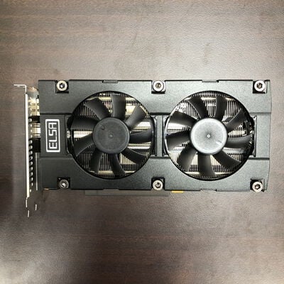 【福山ココローズ店】中古  ELSA GeForce GTX 1060 6GB S.A.C R2 GD1060-6GERS2 3480037239 
