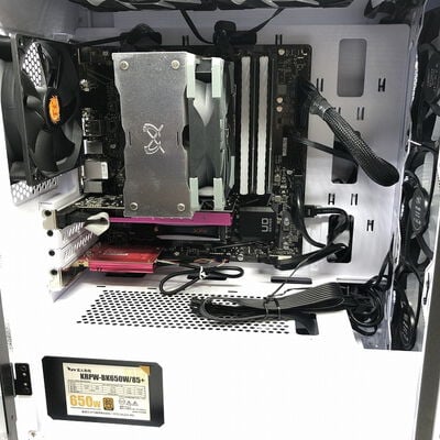 【宇都宮鶴田店】中古  自作PC(i5 11400F/16GB/SSD500GB/HDD4TB/RX550) 5280001774 