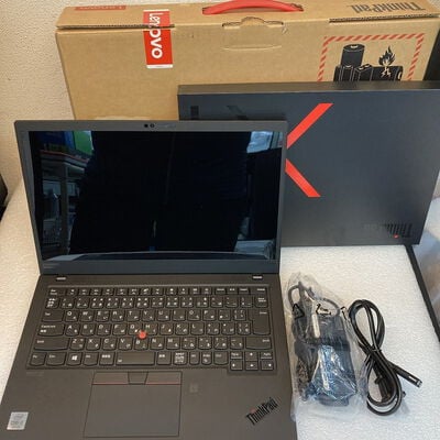 【京都店】中古  Lenovo ThinkPad X1Carbon 7G(i7-10510U/16GB/SSD512GB/-/14/3840x2160/Wi-Fi/W10H) 3180006140 