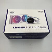 中古  NZXT RL-KR24E-W2(KRAKEN ELITE RGB 240 WH 水冷クーラー) 3280023097 