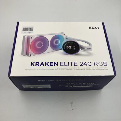 【なんば店】中古  NZXT RL-KR24E-W2(KRAKEN ELITE RGB 240 WH 水冷クーラー) 3280023097 
