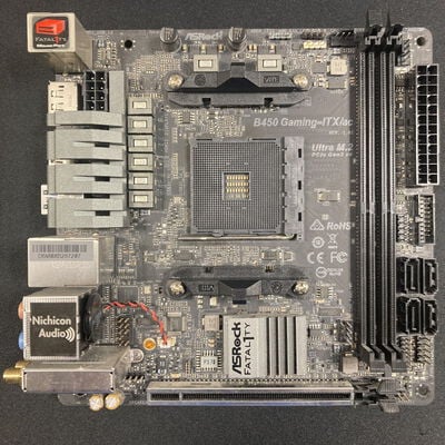 【大宮店】中古  ASRock Fatal1ty B450 Gaming-ITX/ac(B450 AM4 mITX) 137910 