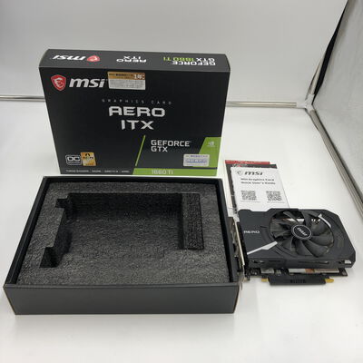 【福井日之出店】中古  MSI GeForce GTX 1660 Ti AERO ITX 6G OC(GTX1660Ti) 139073 