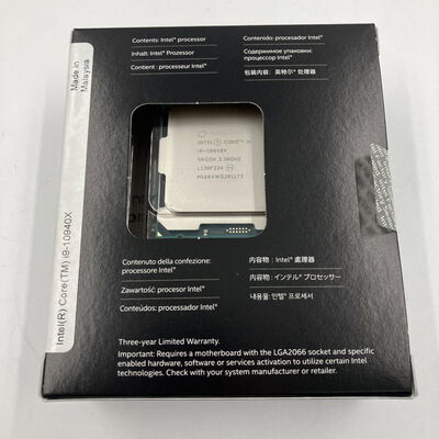 【なんば店】中古  INTEL Core i9 10920X (2066/3.5/19.25M/C12/T24) 141586 