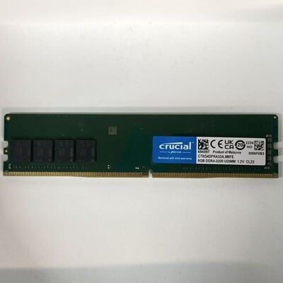 【八王子店】中古  PC4-25600 8GB デスクトップ用(DDR4-3200) 140727 