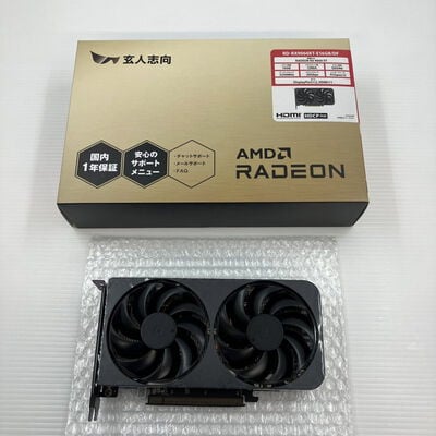【秋葉原本店】中古  玄人志向 RD-RX9060XT-E16GB/DF (RX9060XT 16G) 179907 