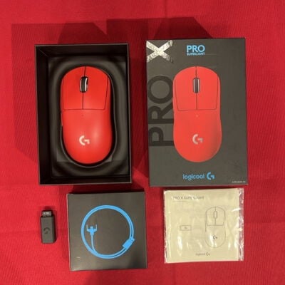 【静岡東瀬名店】中古  Logicool PRO X SUPERLIGHT Wireless Gaming Mouse G-PPD-003WL-RD 5140001495 