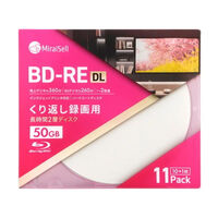 Miraisell  MS2-BDRE50PWA-11P (BD-RE DL 50GB 10枚＋1枚) 