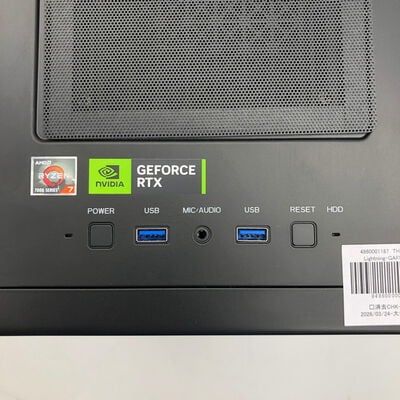 【大分店】中古  THIRDWAVE　Lightning-GAFS7XD(Ryzen 7 7800X3D/32GB/SSD2TB/RTX4070 SUPER/W11H) 4860001187 